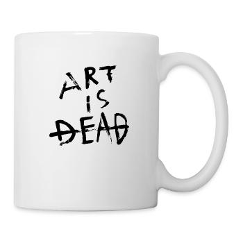 Art is dead - Black - Mug - white - Right