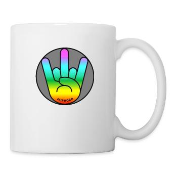 Fliphorn Iconic Design - Tasse - Weiß - Rechts
