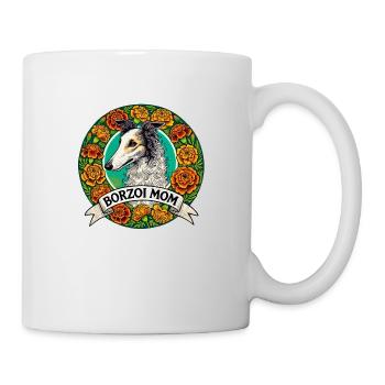 Borzoi Mom - Mug - white - Right