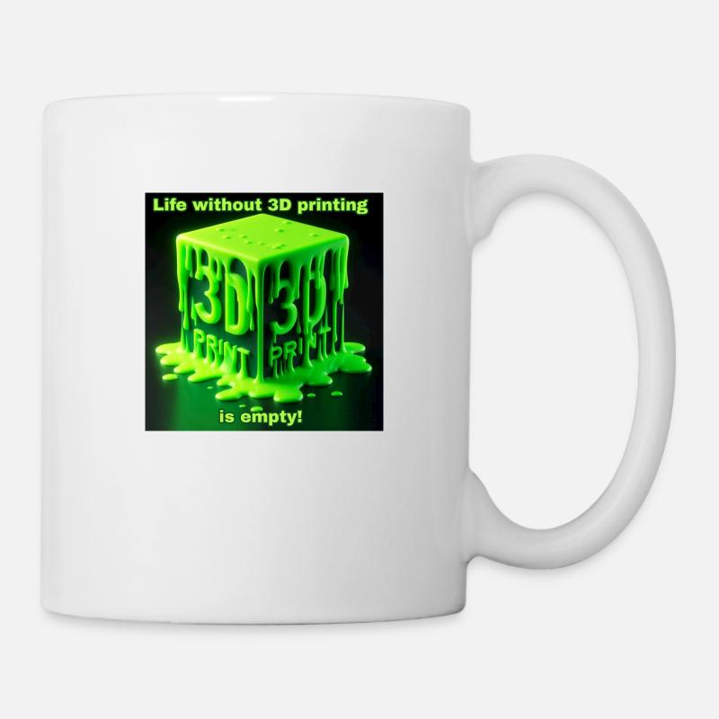 3D Printing Motif 2 - Mug - white
