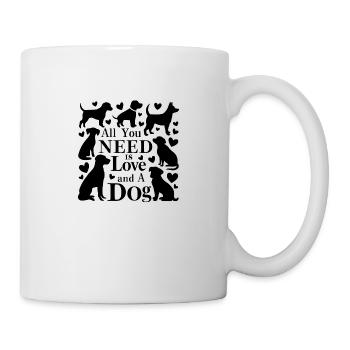 Hündchen - Tasse - Weiß - Rechts