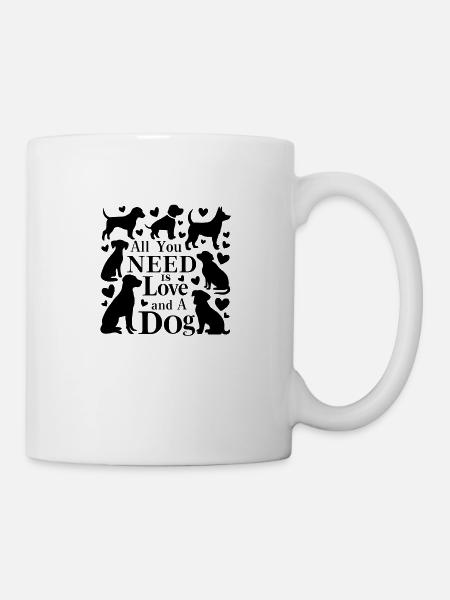 Hündchen - Tasse - Weiß