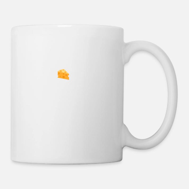 Herzschlag Käse - Tasse - Weiß
