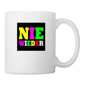 Nie wieder - Tasse - Weiß - Rechts