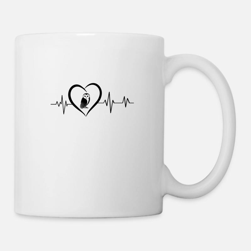 Schöner Herzschlag - Tasse - Weiß