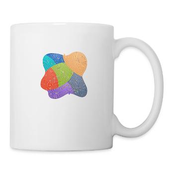 Labyrinthe 3 (fond transparent) - Mug blanc - blanc - Droite