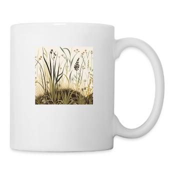 Wildblumenwiese - Tasse - Weiß - Rechts
