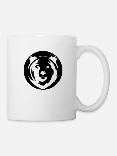 bär - Tasse - Weiß