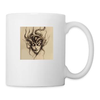 Ancient Mask - Mug - white - Right