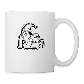 Weihnachtsmann - Tasse - Weiß - Rechts