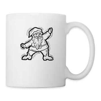 Weihnachtsmann - Tasse - Weiß - Rechts