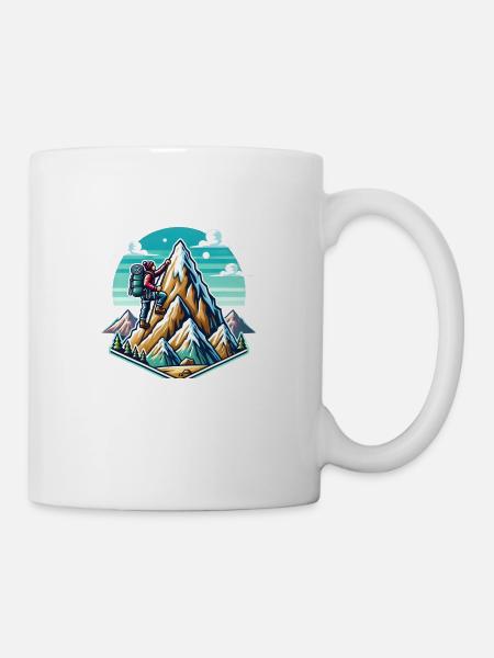 Mountain Adventure - Tasse - Weiß