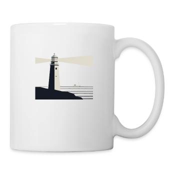 LEUCHTTURM - Tasse - Weiß - Rechts