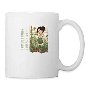 Green Thumb Green Heart - Mug - white - Right