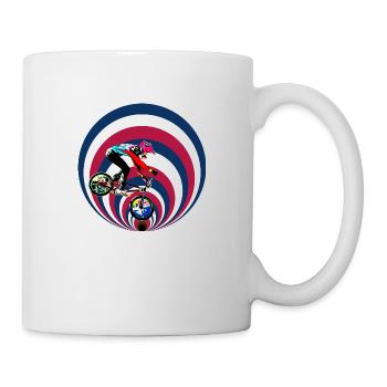 USA bmx - Mug blanc - blanc - Droite