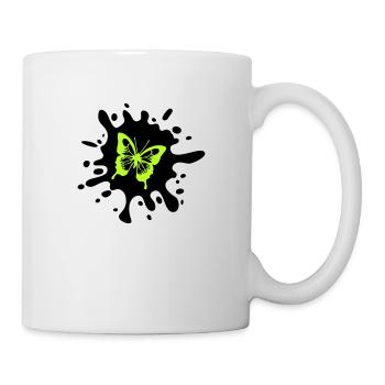 Butterfly Splashes of Color - Mug - white - Right