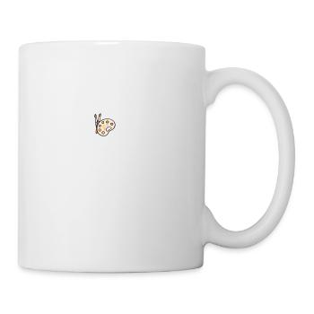 Herzschlag-Zeichnung - Tasse - Weiß - Rechts