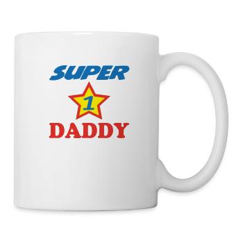 SUPER DADDY - Mug - white - Right