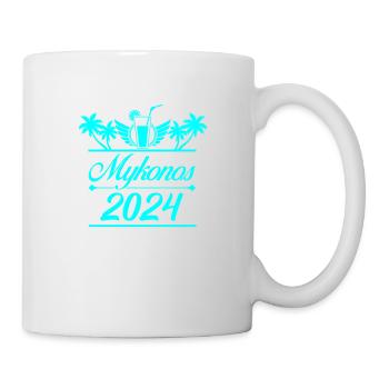mykonos 2024 - Tasse - Weiß - Rechts