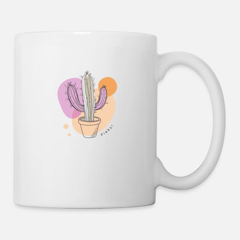 Kaktus, Pieks! - Tasse - Weiß