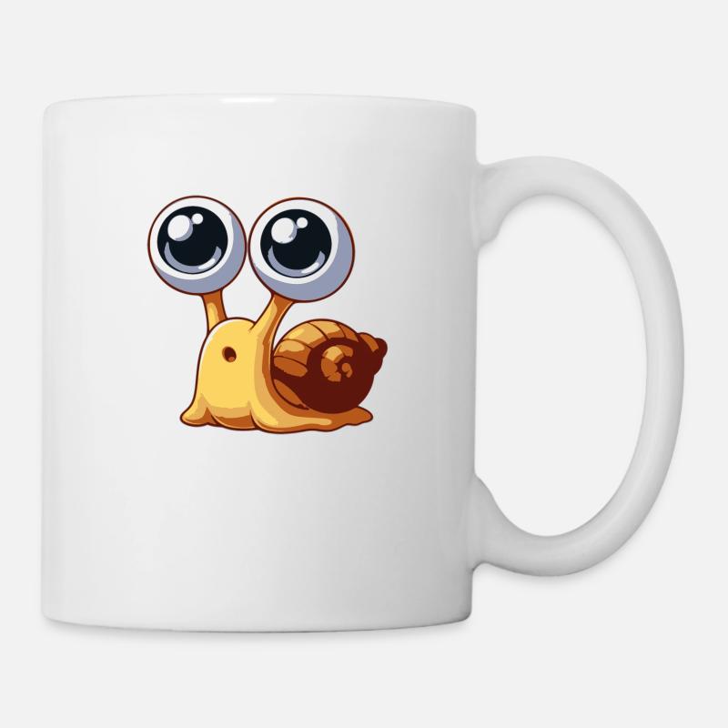 Baby-Schnecke - Tasse - Weiß