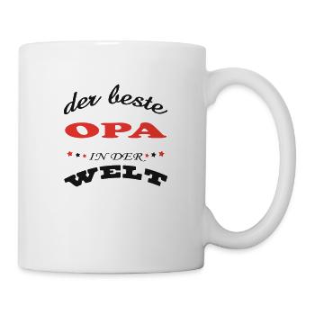 DER BESTE OPA PAPY IN DER WELT - Mug blanc - blanc - Droite