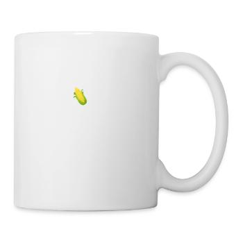 Herzschlag Mais - Tasse - Weiß - Rechts