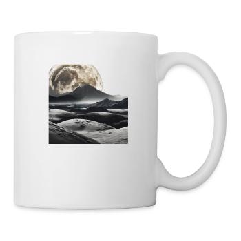 Lunar Magnificence: Ein irdisches Fest - Tasse - Weiß - Rechts