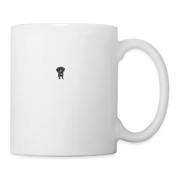 Black Labrador Heartbeat - Mug - white - Right