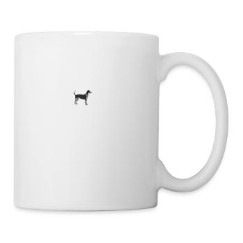 Herzschlag Blauer Tick Coonhound - Tasse - Weiß - Rechts