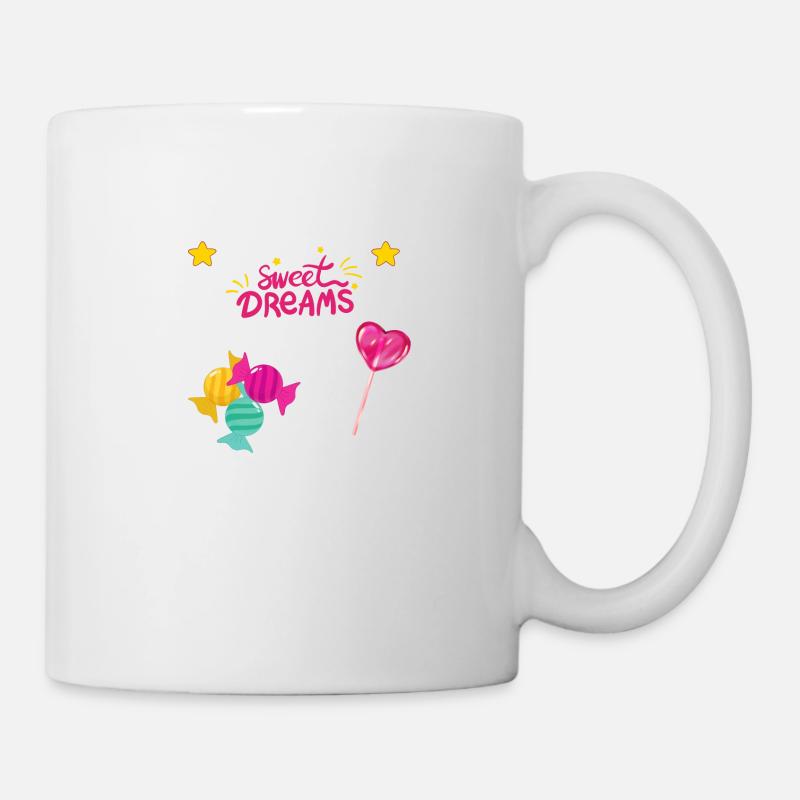 süße Träume - Tasse - Weiß