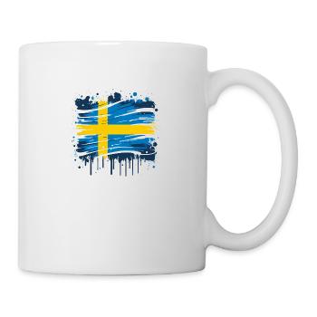 Sverige Sweden Flag Schweden Flagge - Mug - white - Right