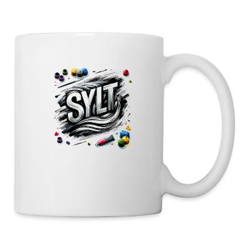 Sylt - Nordsee - Deutschland - Kampen - Insel - Tasse - Weiß - Rechts