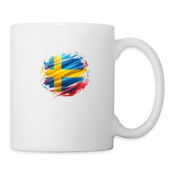Sverige Sweden Flag Schweden Flagge - Mug - white - Right