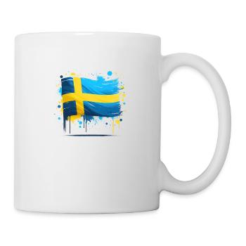 Sverige Sweden Flag Schweden Flagge - Mug - white - Right