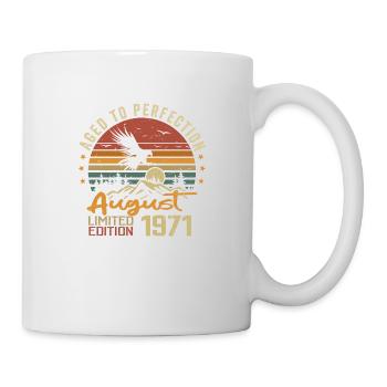 Millésime Août 1971 Cadeau Anniversaire Août 1971 - Mug blanc - blanc - Droite