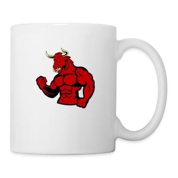 stier - Tasse - Weiß - Rechts