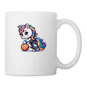 Cute Basketball Player Unicorn - Mug - white - Right