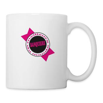 Meilleure BANQUIERE - Mug blanc - blanc - Droite