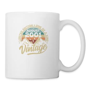 Anniversaire Août 2001 Cadeau d’anniversaire Août - Mug blanc - blanc - Droite