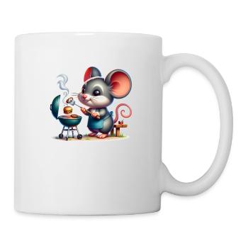 Cute BBQ Mouse - Mug - white - Right