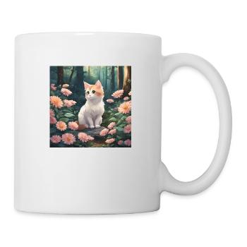 Cat - Tasse - Weiß - Rechts