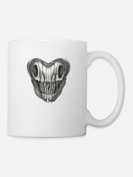 Écho spectral en métal - Mug blanc - blanc