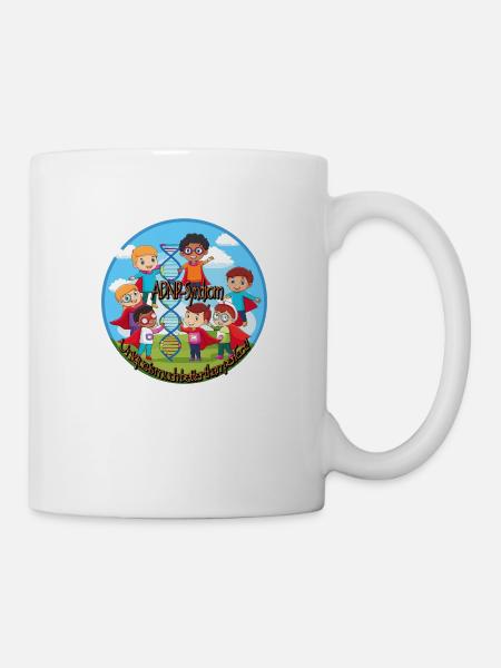 Superhelden ADNP-Syndrom - Tasse - Weiß