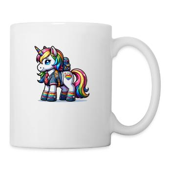 Cute Schoolboy Unicorn - Mug - white - Right