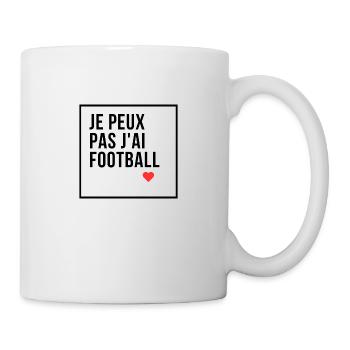 Football - Fußball - Fútbol - Calcio - Foot - Cool - Tasse - Weiß - Rechts
