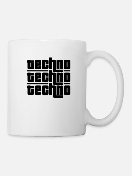 Techno Techno Techno - Mug blanc - blanc