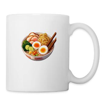 Ramen Bowl - Japanischer Geschmack - Tasse - Weiß - Rechts