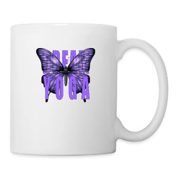 Traum-Yoga - Tasse - Weiß - Rechts