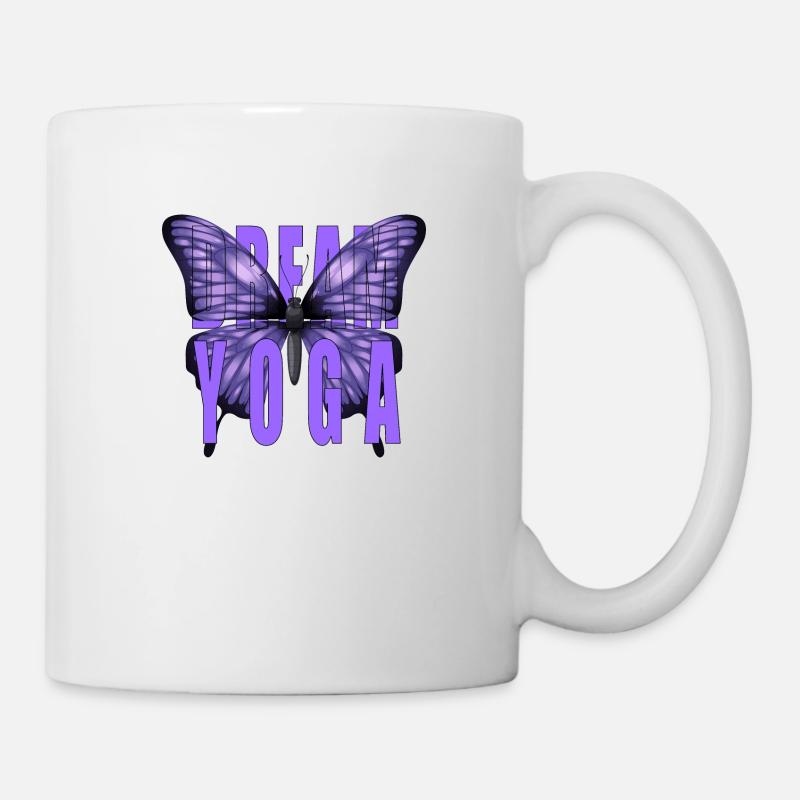 Traum-Yoga - Tasse - Weiß